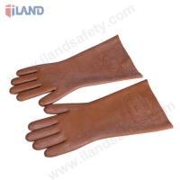 5KV Electrical High Voltage Natural Rubber Insulating Gloves