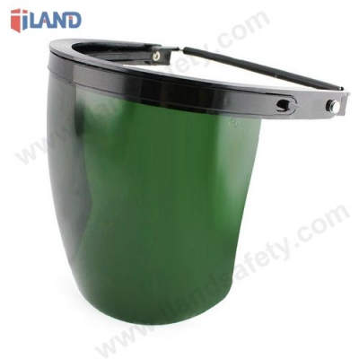 Faceshield with PC/aluminum alloy bracket