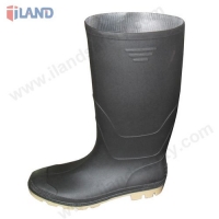 PVC Work Boots, Black