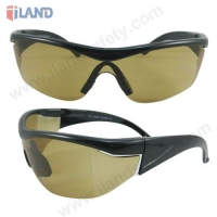 Safety Glasses, Half Frame, Wraparound