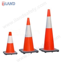 PVC Traffic Cone, Orange/Black