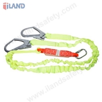 Shock-Absorbing Lanyard with Shrinked Belt